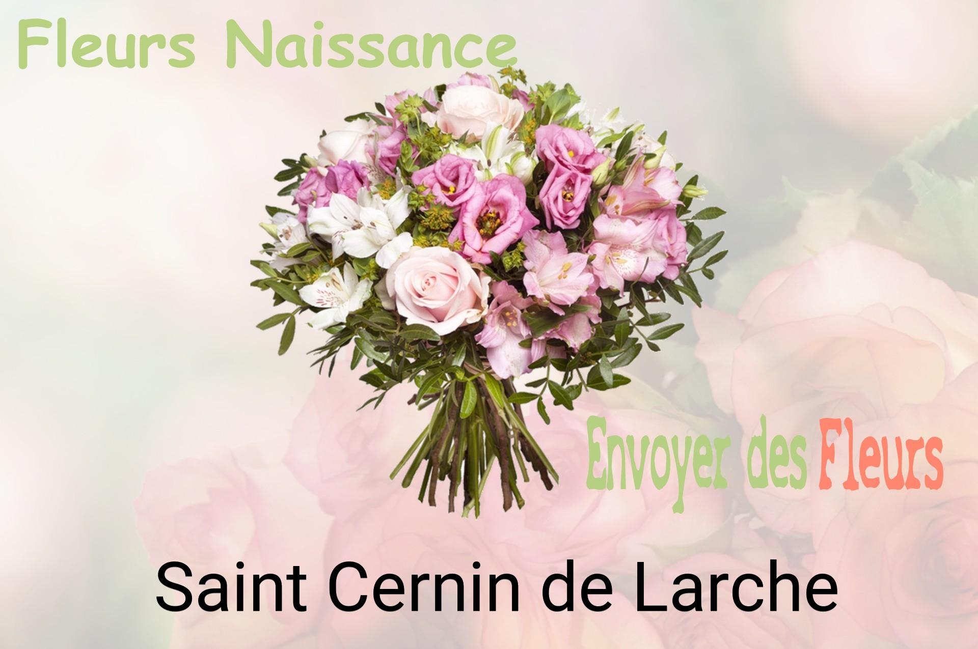 Bouquet de fleurs de naissance livré à Saint-Cernin-de-Larche