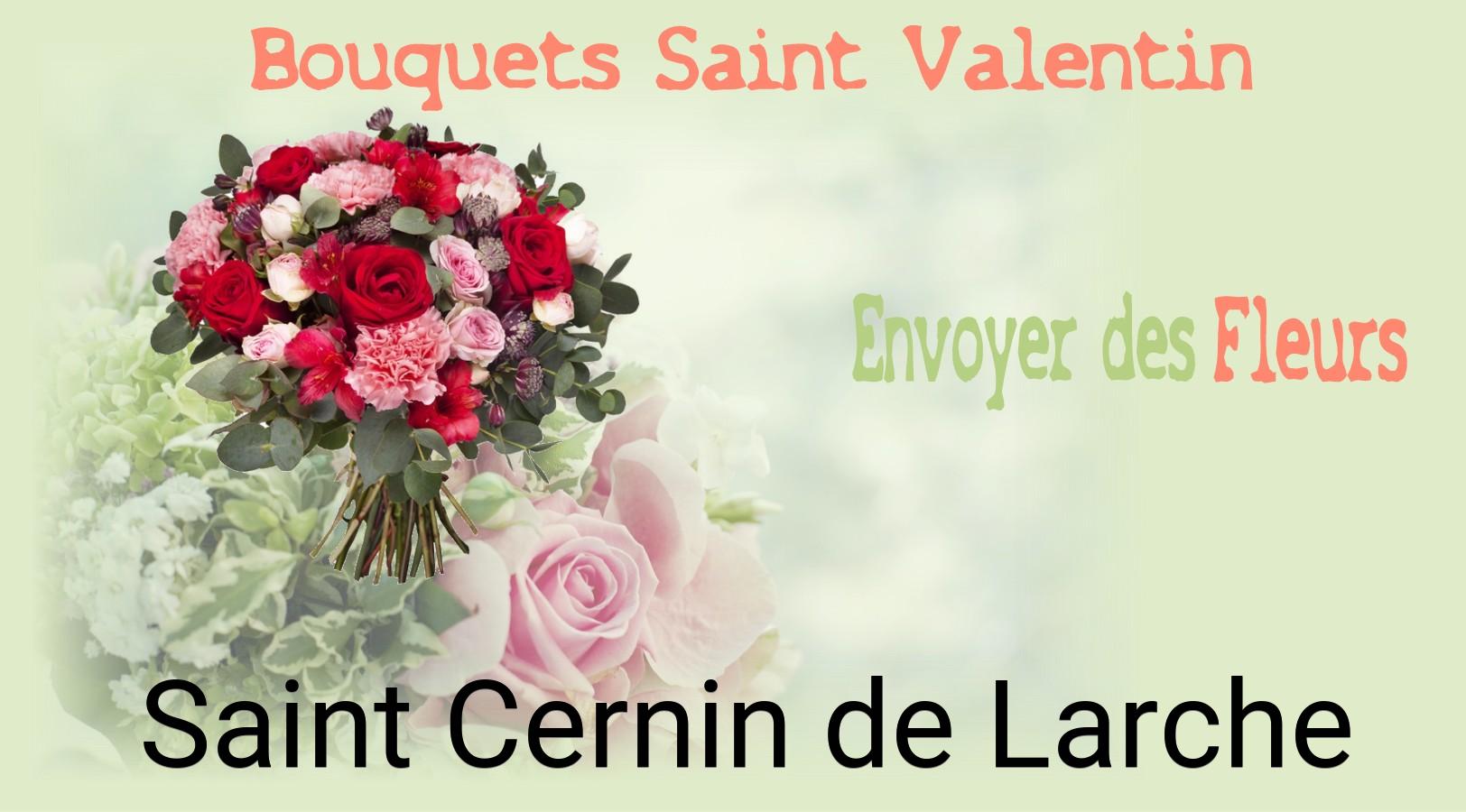 Roses de Saint-Valentin livrées à Saint-Cernin-de-Larche
